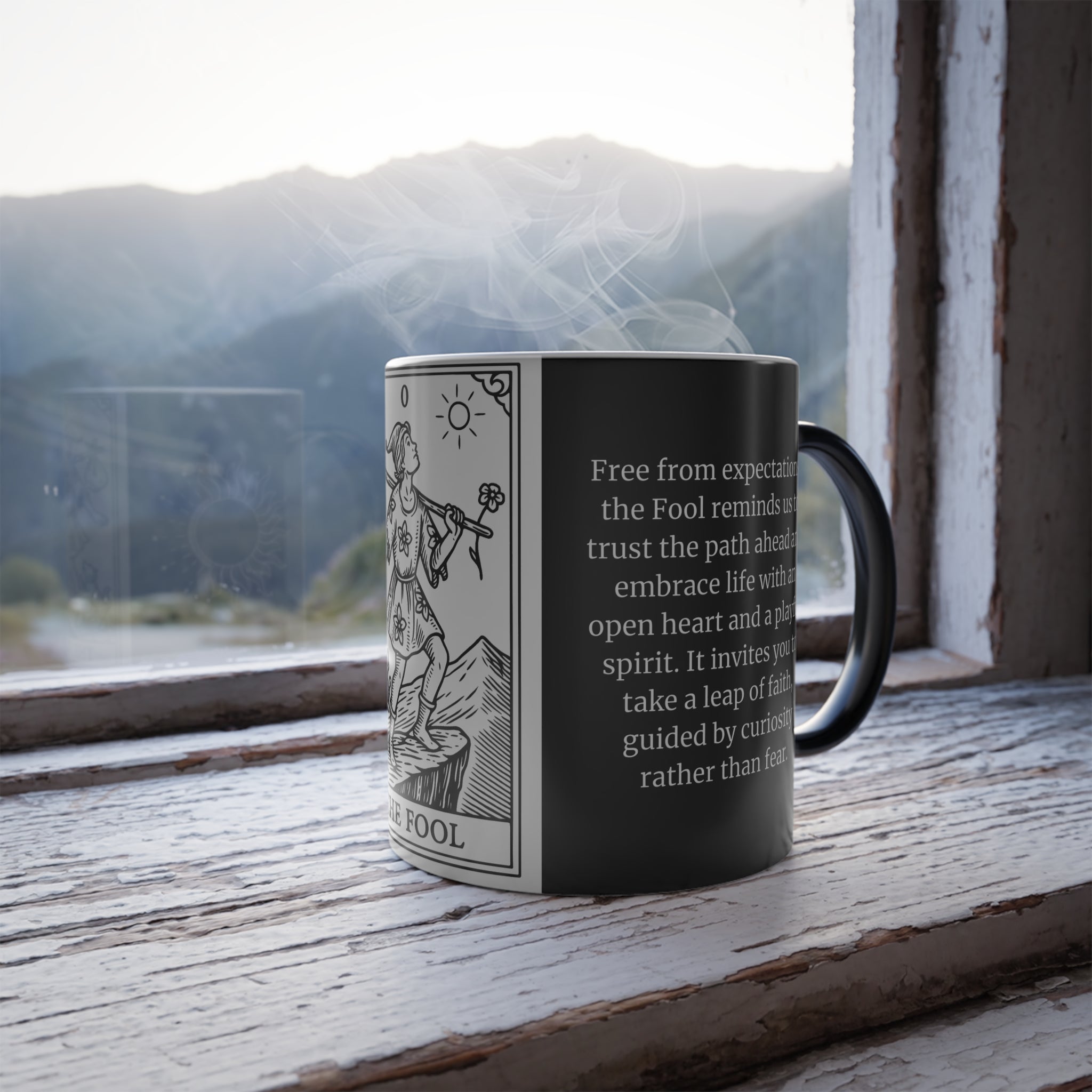 Tarot The Fool Color Morphing Mug - 11oz